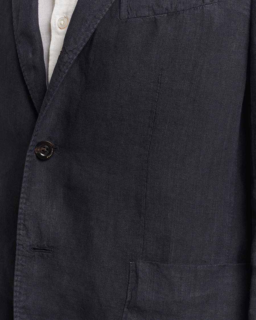 Herre | Dresser | Boglioli | K Jacket Linen Suit Navy