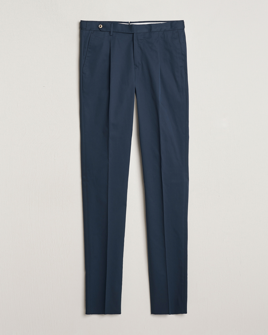 Herre | Bukser | PT01 | Gentleman Fit Cotton/Stretch Chinos Navy
