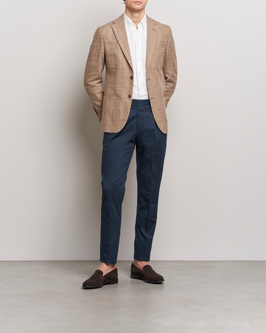 Herre | Bukser | PT01 | Gentleman Fit Cotton/Stretch Chinos Navy
