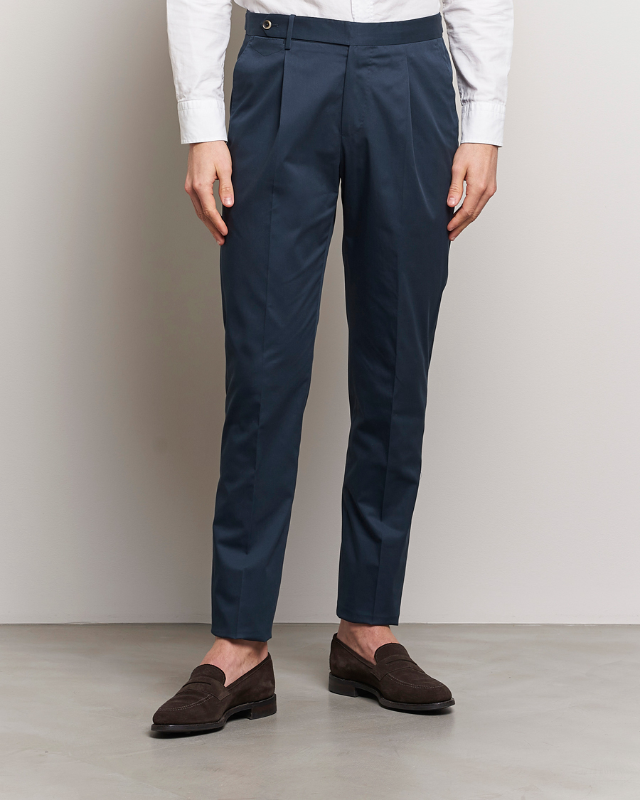 Herre | Avdelinger | PT01 | Gentleman Fit Cotton/Stretch Chinos Navy