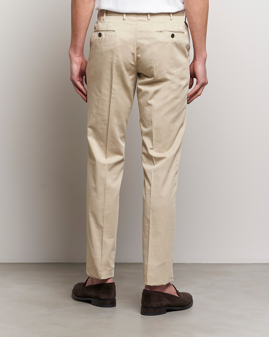Herre | Bukser | PT01 | Slim Fit Garment Dyed Stretch Chinos Beige
