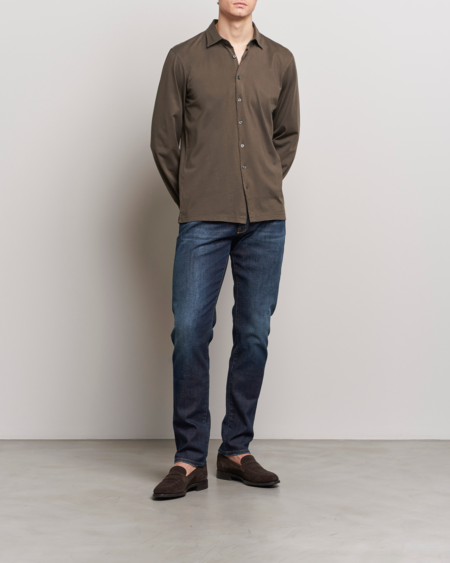 Herre | Jeans | PT01 | Slim Fit Stretch Jeans Dark Blue Wash