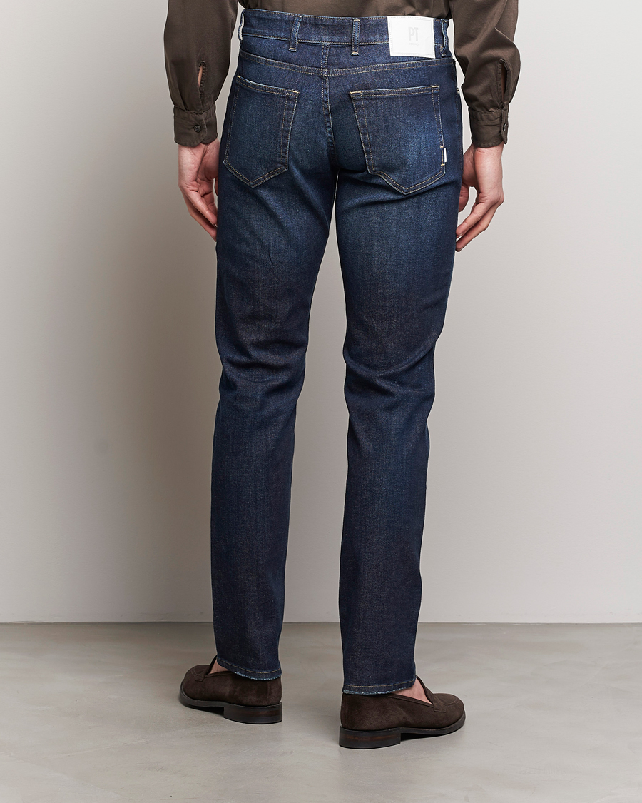 Herre | Jeans | PT01 | Slim Fit Stretch Jeans Dark Blue Wash