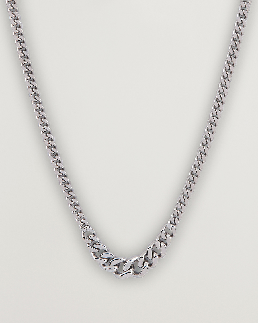Herre | Tom Wood Dean Chain Necklace Silver | Tom Wood | Dean Chain Necklace Silver