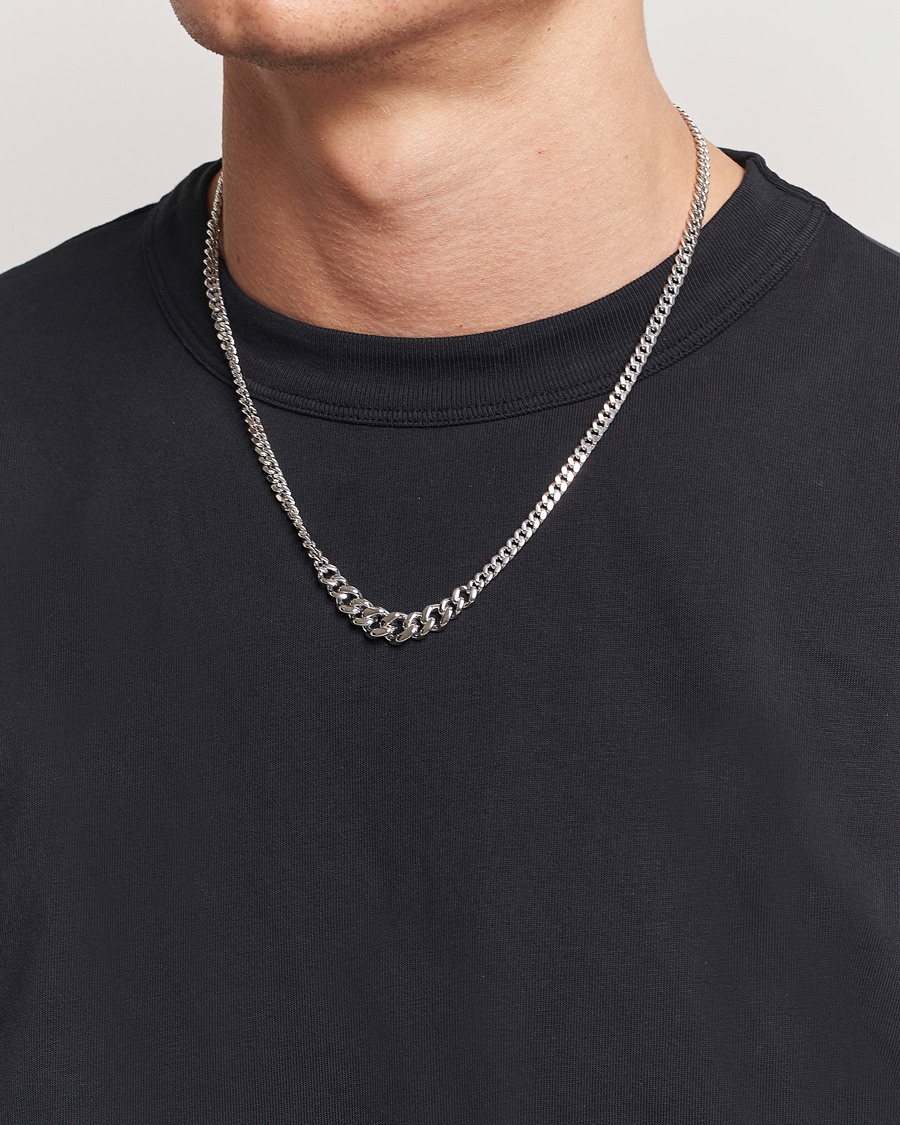 Herre | Halsband | Tom Wood | Dean Chain Necklace Silver