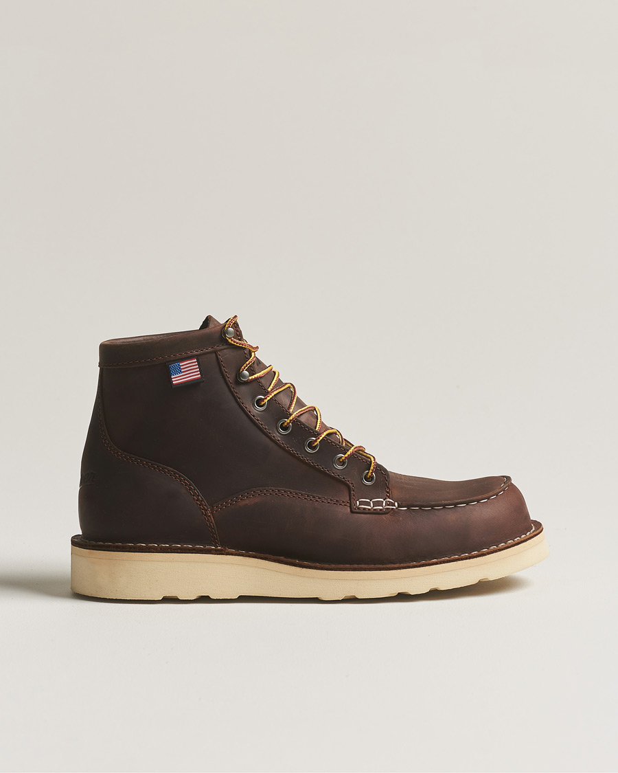 Herre |  | Danner | Bull Run Leather Moc Toe Boot Brown