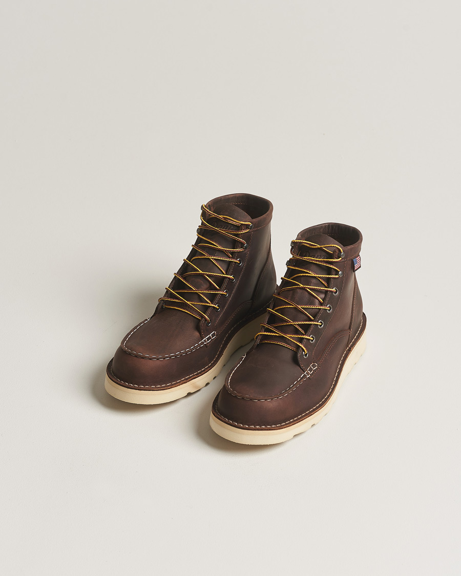 Herre | Avdelinger | Danner | Bull Run Leather Moc Toe Boot Brown