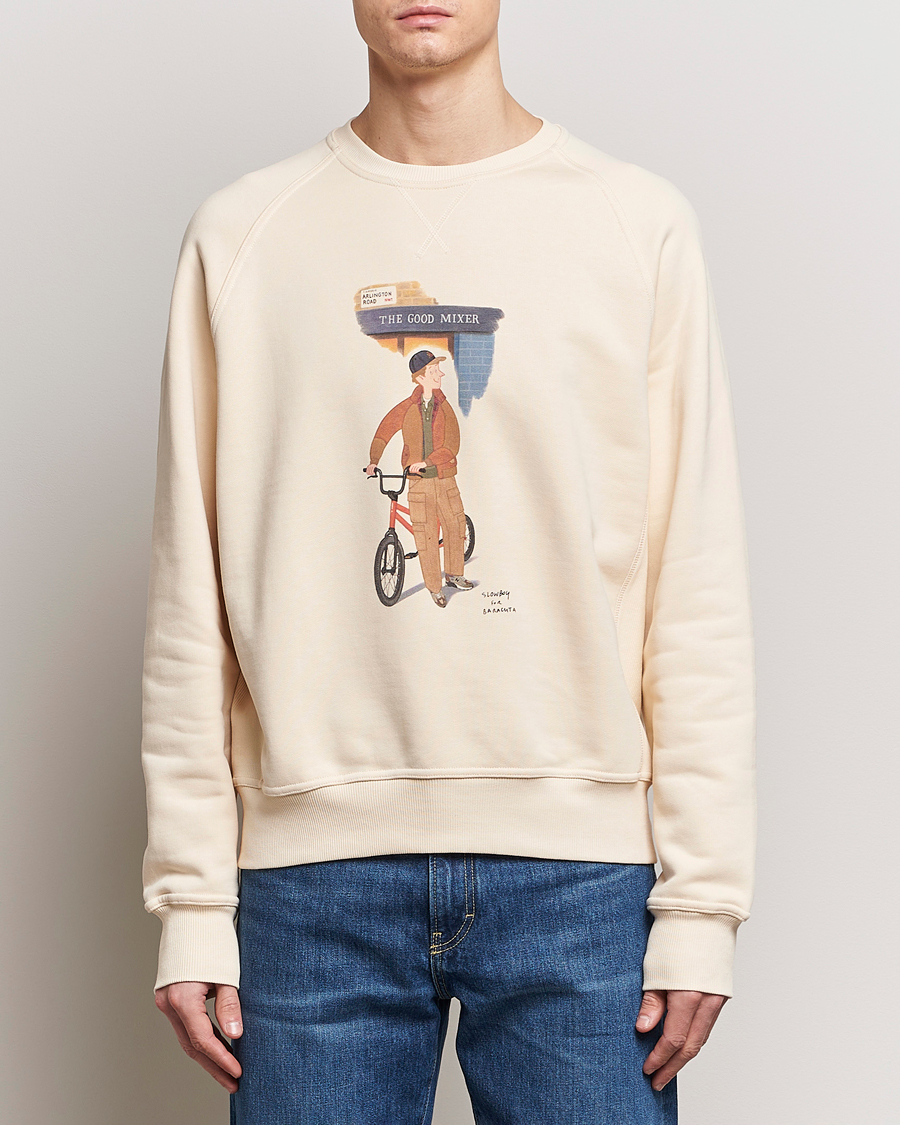 Herre | Gensere | Baracuta | Slowboy Colourmen Cotton Crew Neck Butter