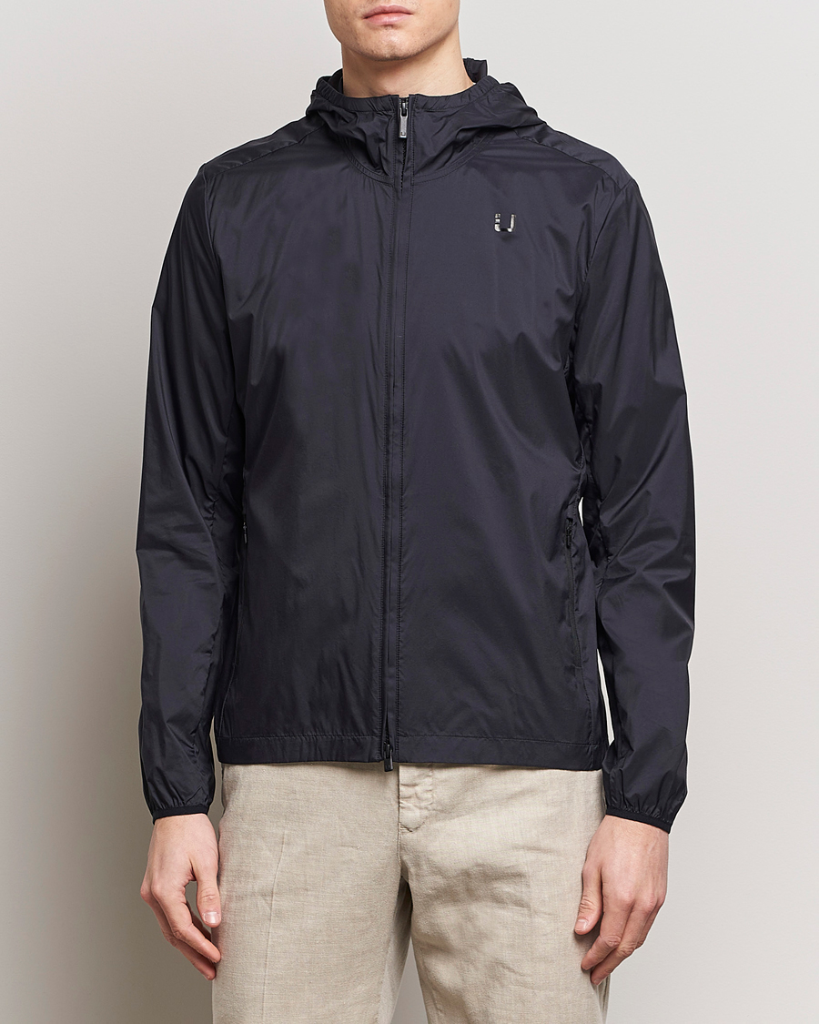 Herre | Dressede jakker | UBR | Emperor Lightweight Hooded Jacket Navy