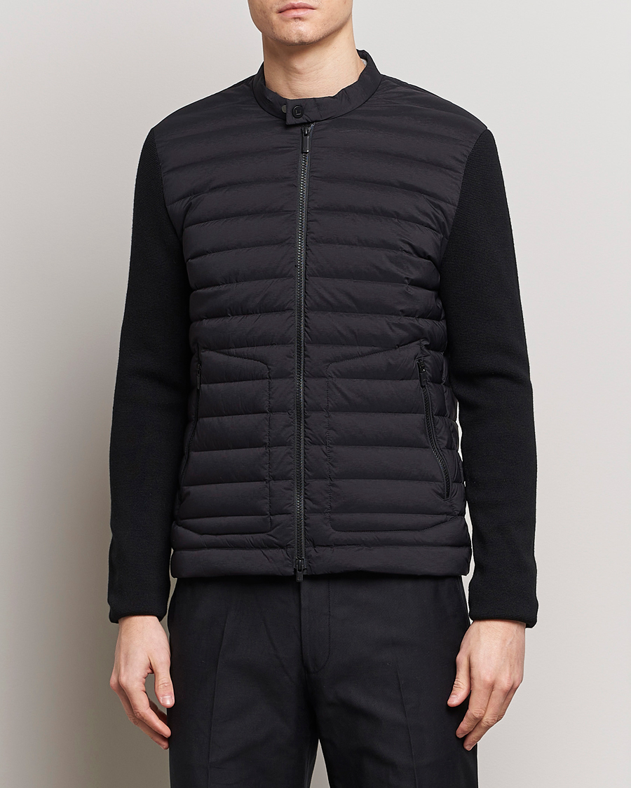 Herre | Dressede jakker | UBR | Super Sonic Savile Wool Hybrid Jacket Black Wool