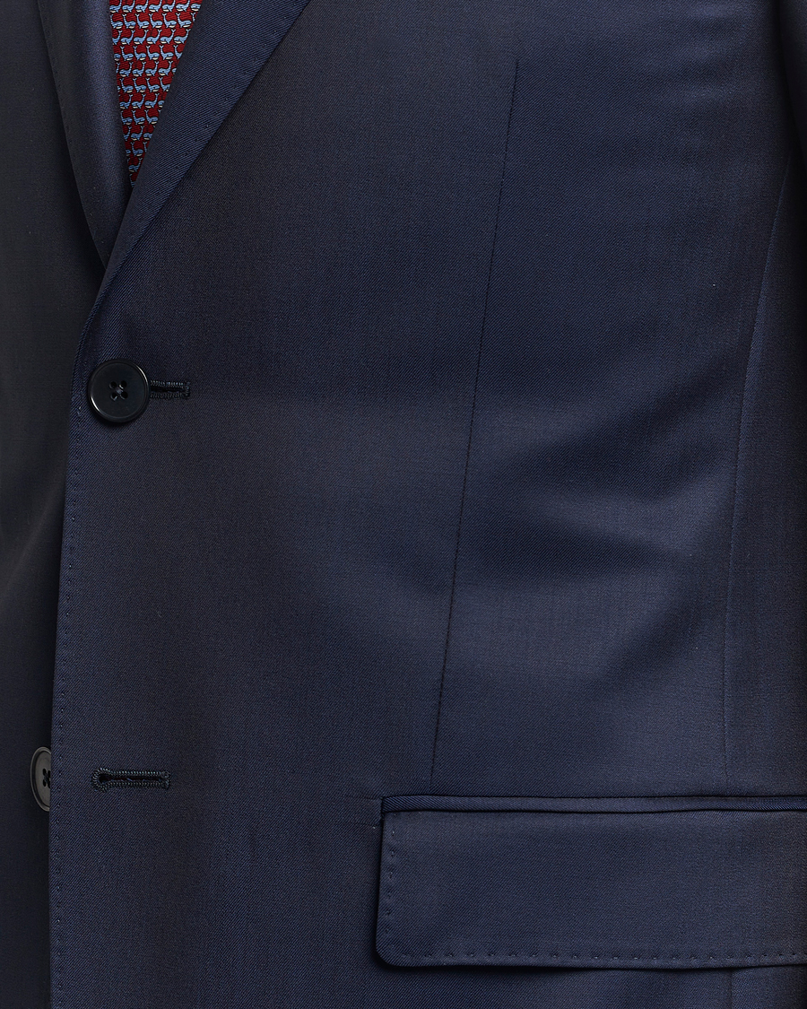 Herre | Dresser | Zegna | Tailored Wool Suit Navy