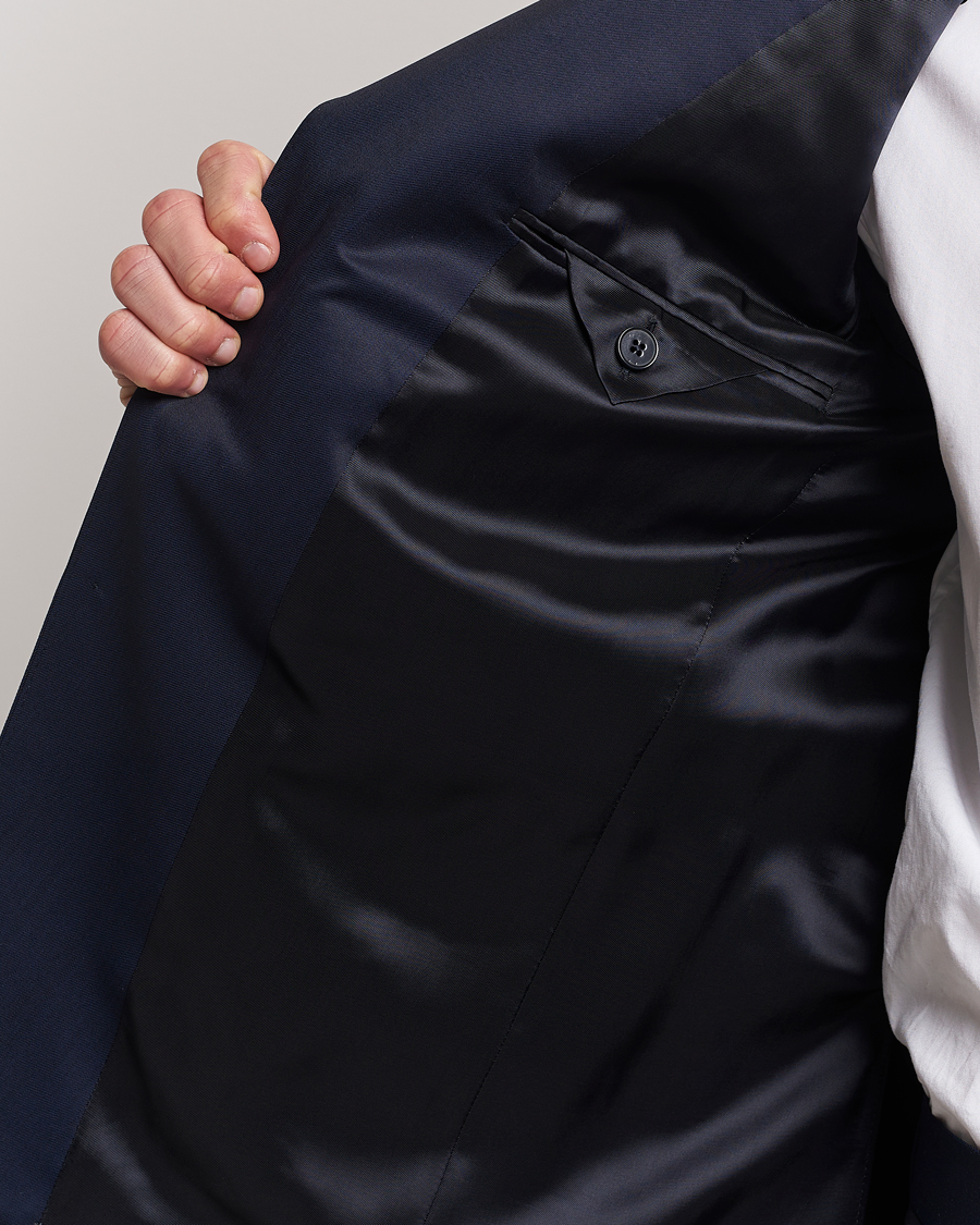 Herre | Dresser | Zegna | Tailored Wool Suit Navy