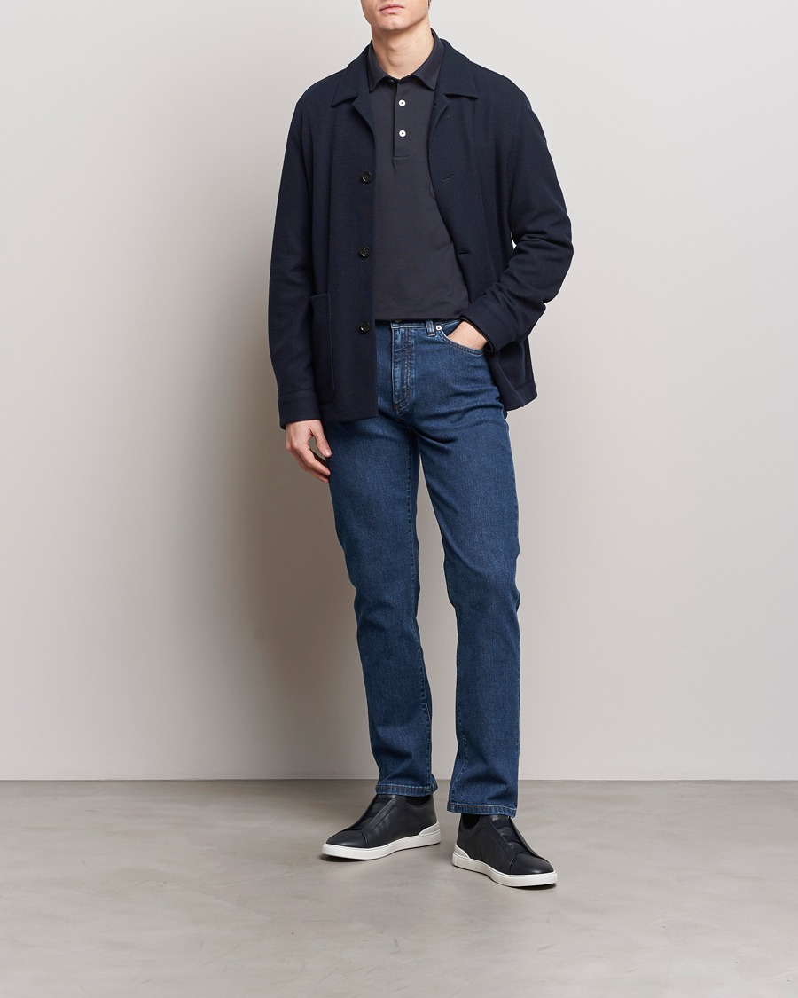 Herre | Dressjakker | Zegna | Wool Chore Jacket Navy