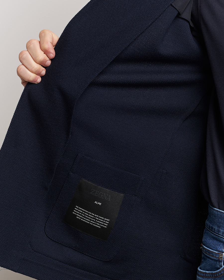 Herre | Dressjakker | Zegna | Wool Chore Jacket Navy