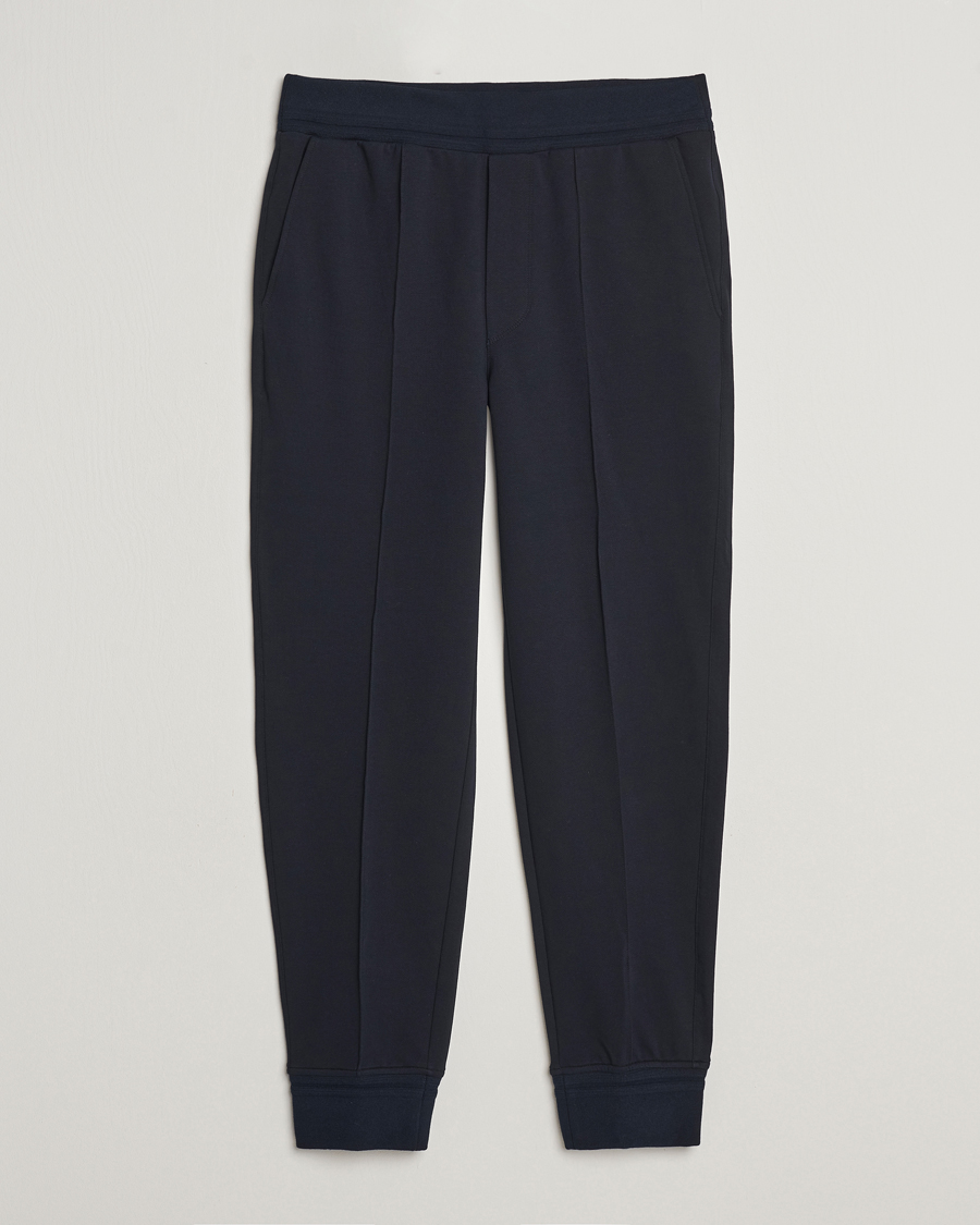 Herre | Bukser | Zegna | Cotton Stretch Joggers Navy