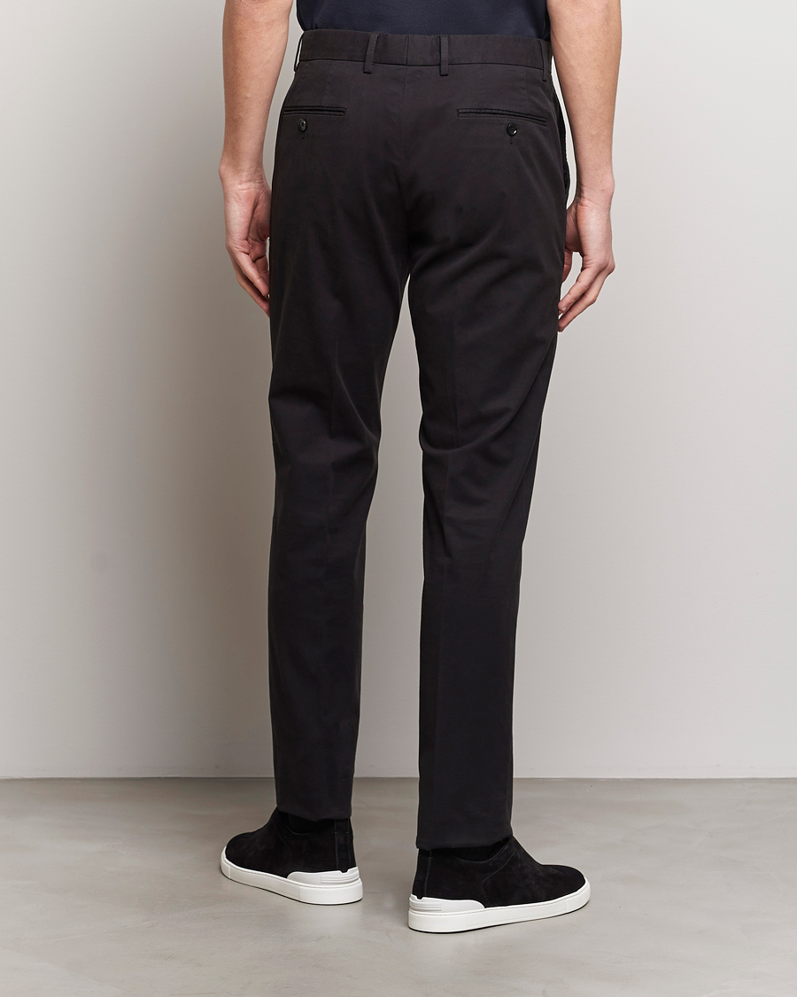 Herre | Bukser | Zegna | Premium Cotton Chinos Black