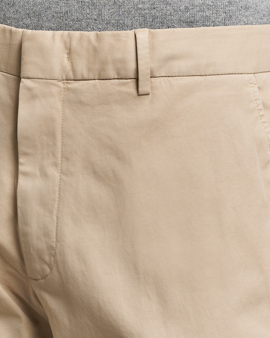 Herre | Bukser | Zegna | Premium Cotton Chinos Beige