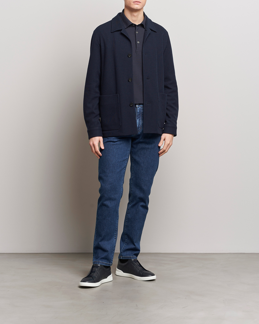Herre | Jeans | Zegna | Slim Fit 5-Pocket Jeans Stone Wash