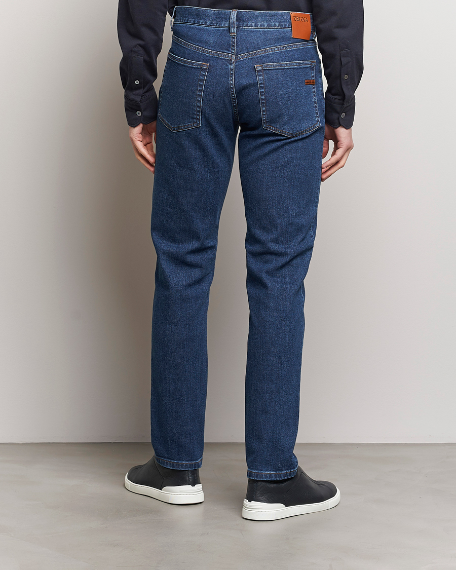 Herre | Jeans | Zegna | Slim Fit 5-Pocket Jeans Stone Wash