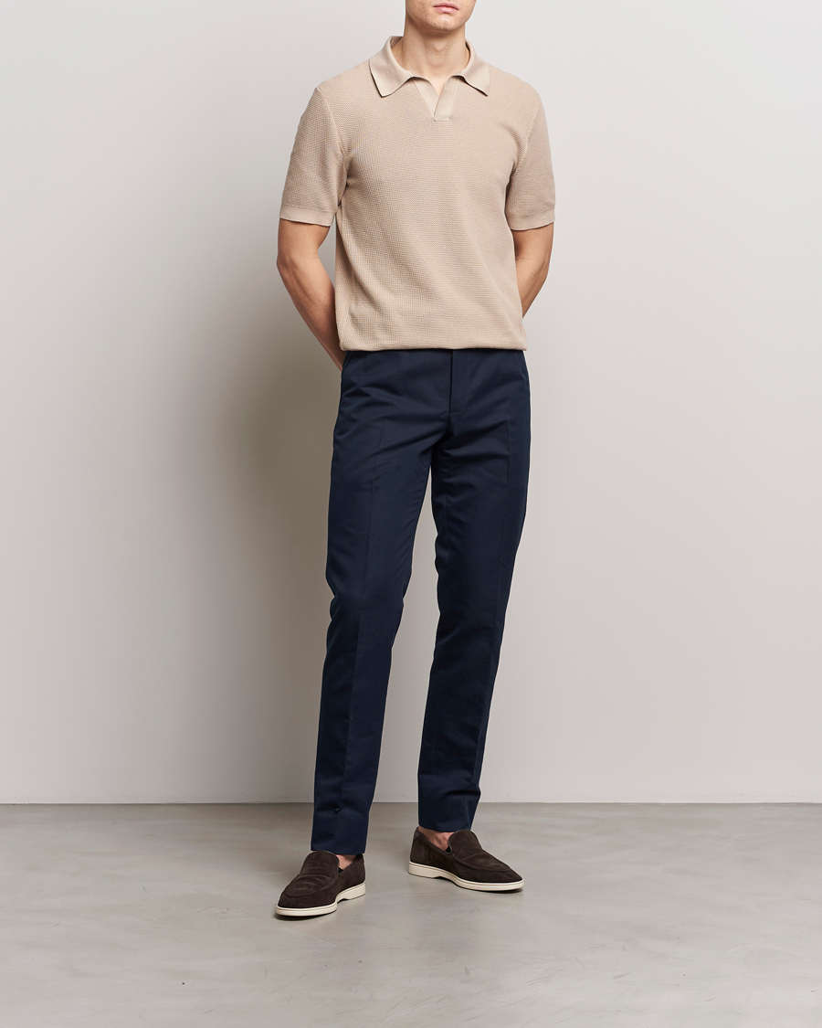 Herre | Pikéer | Zegna | Riviera Polo Light Beige
