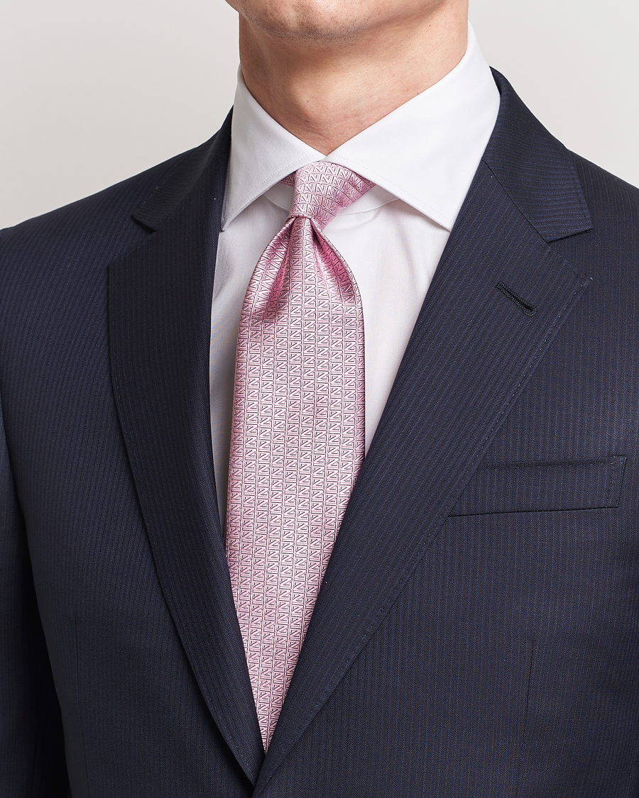 Herre | Avdelinger | Zegna | Monogram Silk Tie Pink