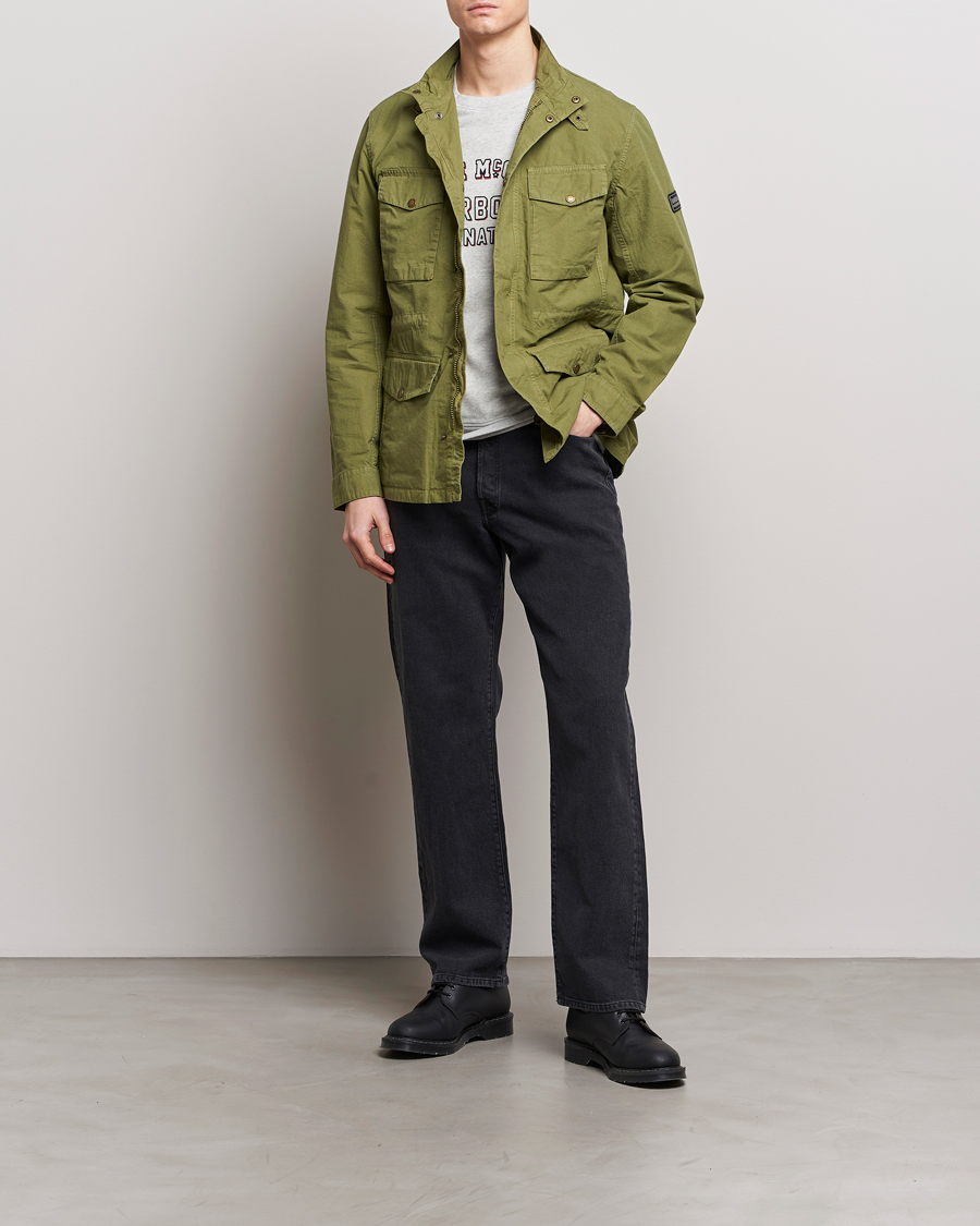 Herre | Jakker | Barbour International | Tourer Chatfield Casual Jacket Olive Branch