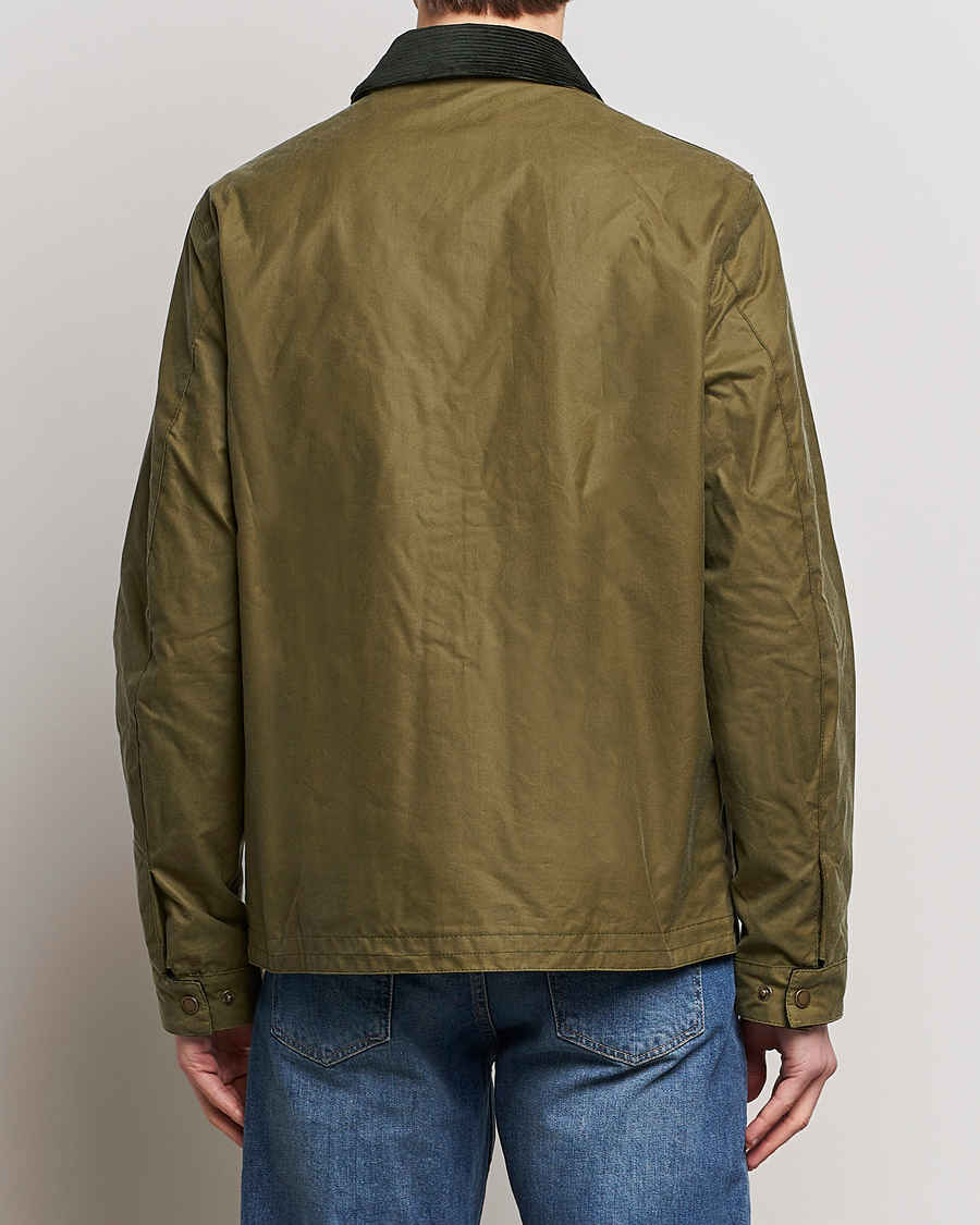 Herre | Jakker | Barbour International | Sefton Waxed Jacket Olive Branch