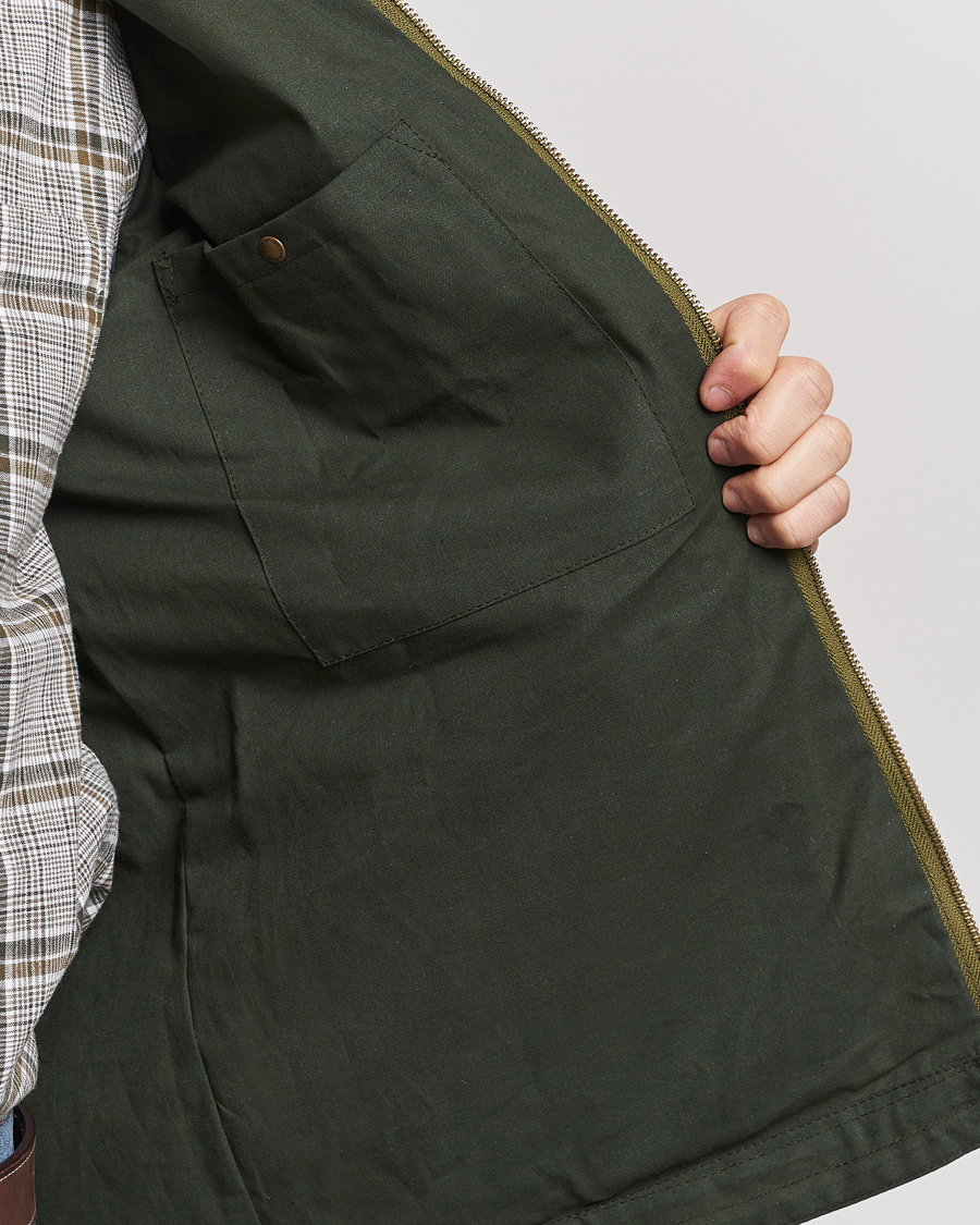 Herre | Jakker | Barbour International | Sefton Waxed Jacket Olive Branch