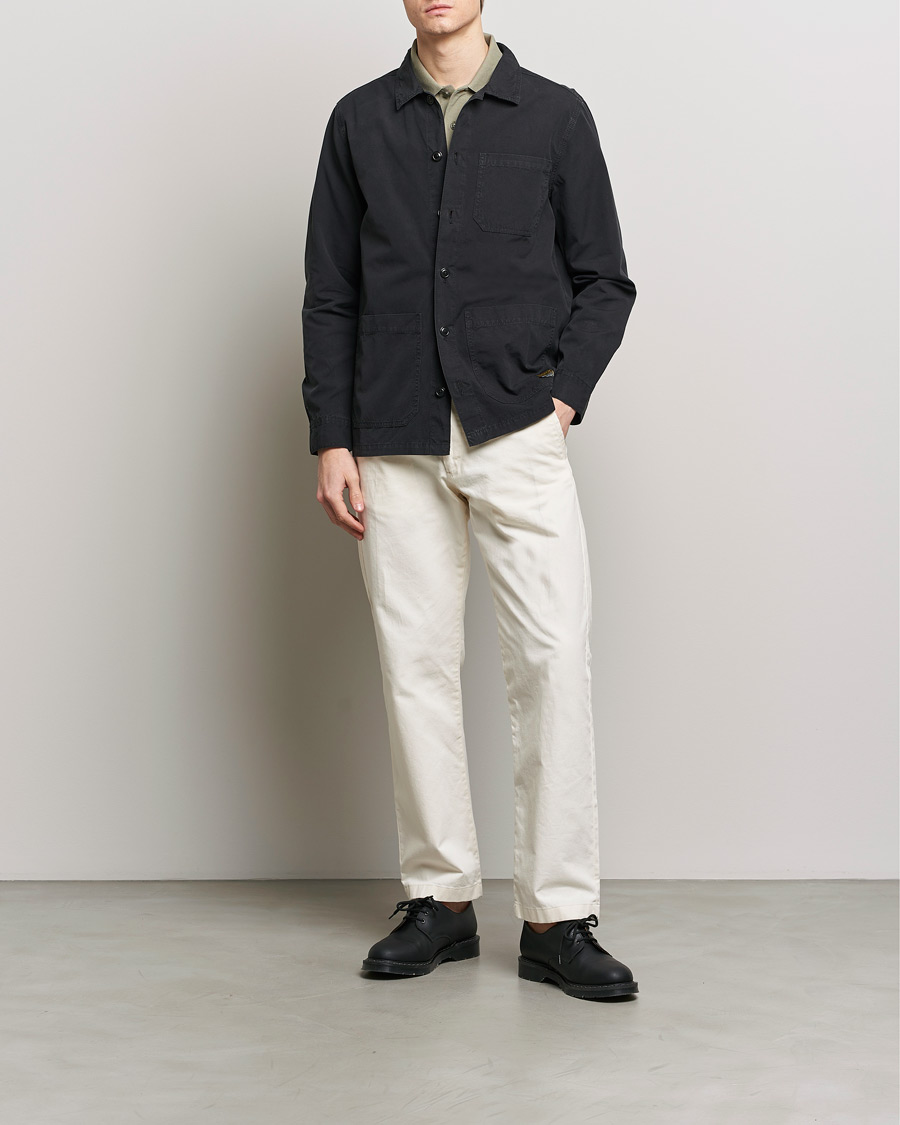 Herre | Skjorter | Barbour International | Jack Cotton Overshirt Black