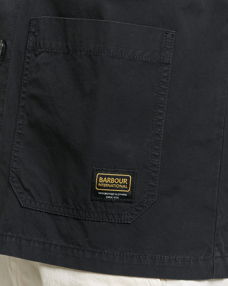 Herre | Skjorter | Barbour International | Jack Cotton Overshirt Black