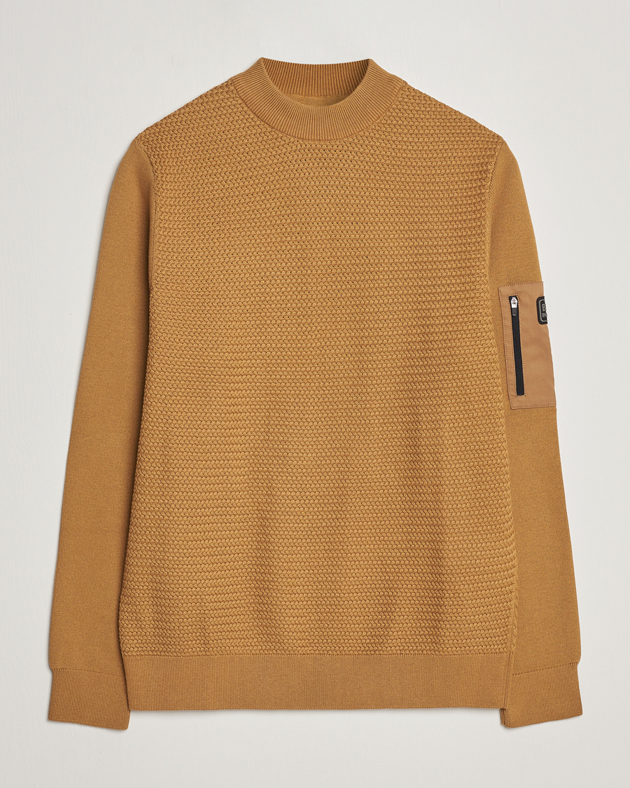 Herre | Gensere | Barbour International | Clayton Texture Crew Desert