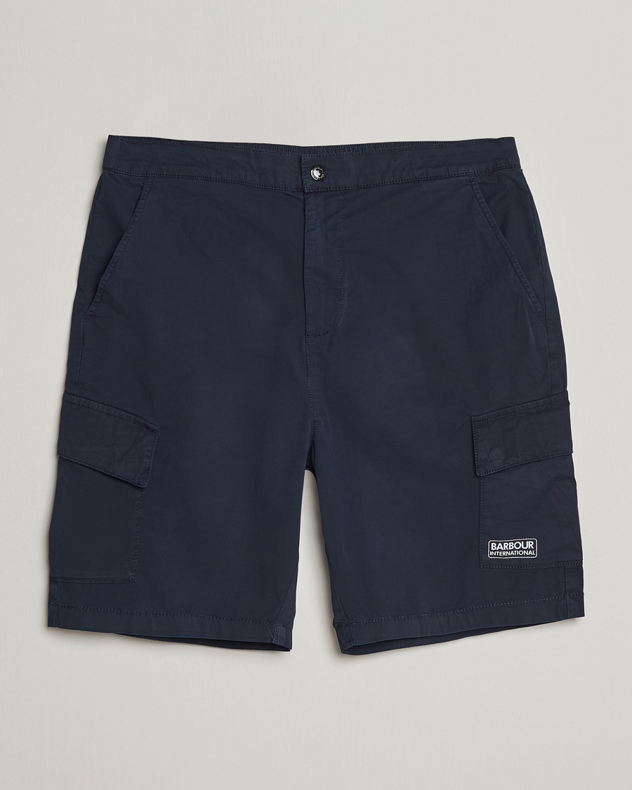 Herre | Shorts | Barbour International | Parson Cotton Shorts Navy
