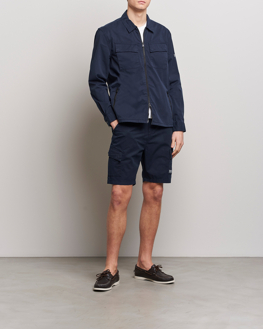 Herre | Shorts | Barbour International | Parson Cotton Shorts Navy