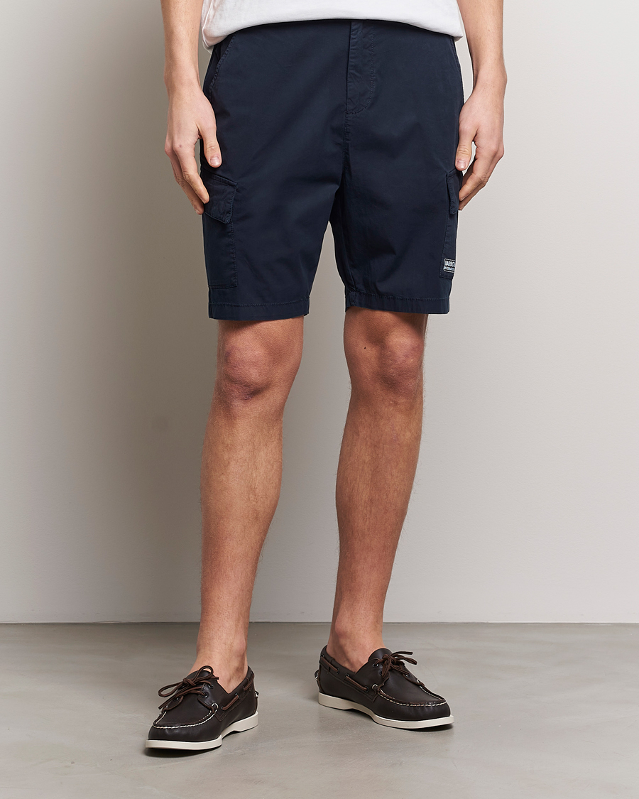 Herre | Shorts | Barbour International | Parson Cotton Shorts Navy