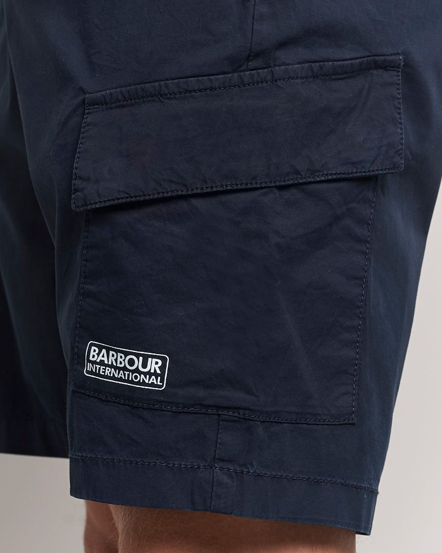 Herre | Shorts | Barbour International | Parson Cotton Shorts Navy
