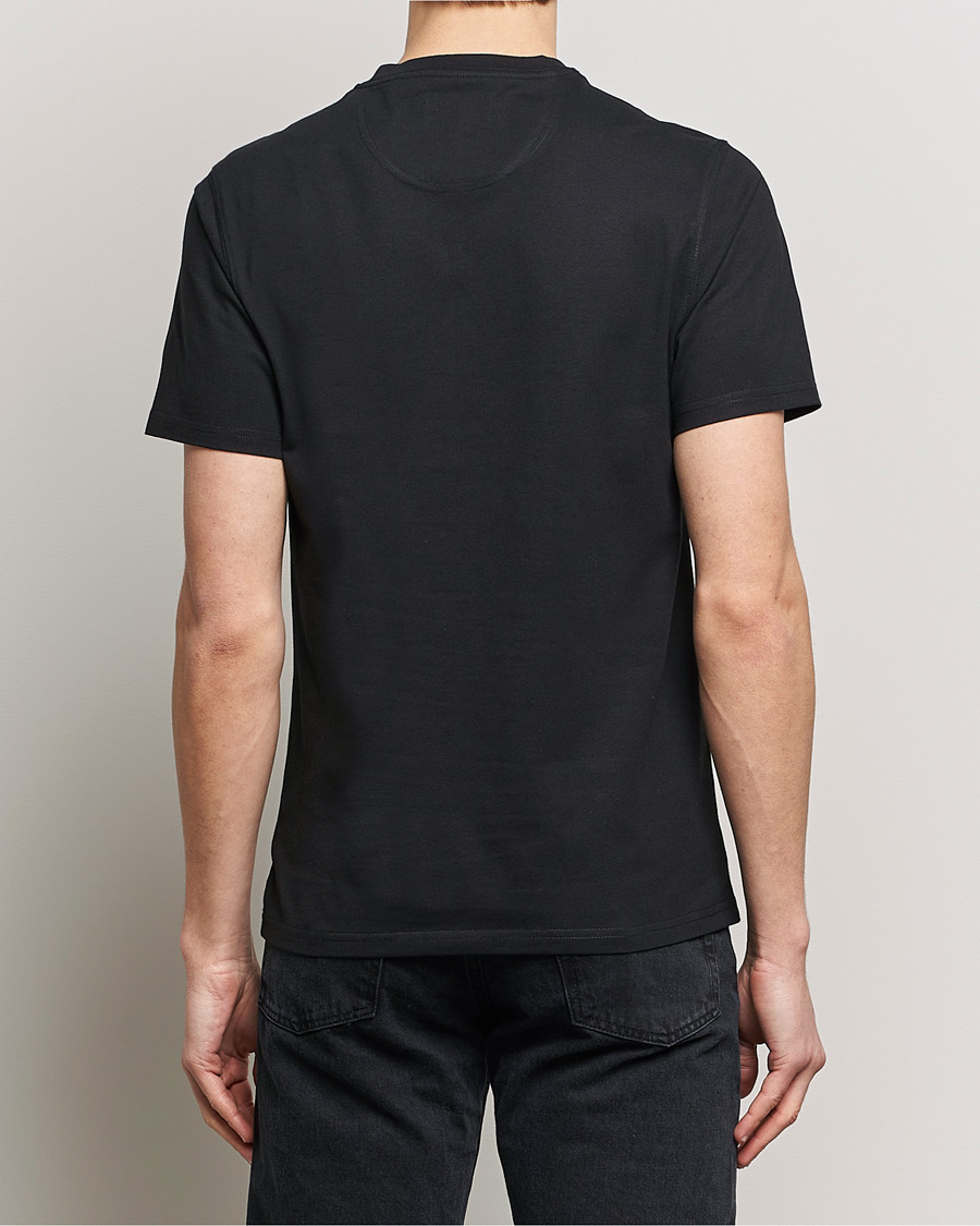 Herre | T-Shirts | Barbour International | Small Logo T-Shirt Black/Pewter