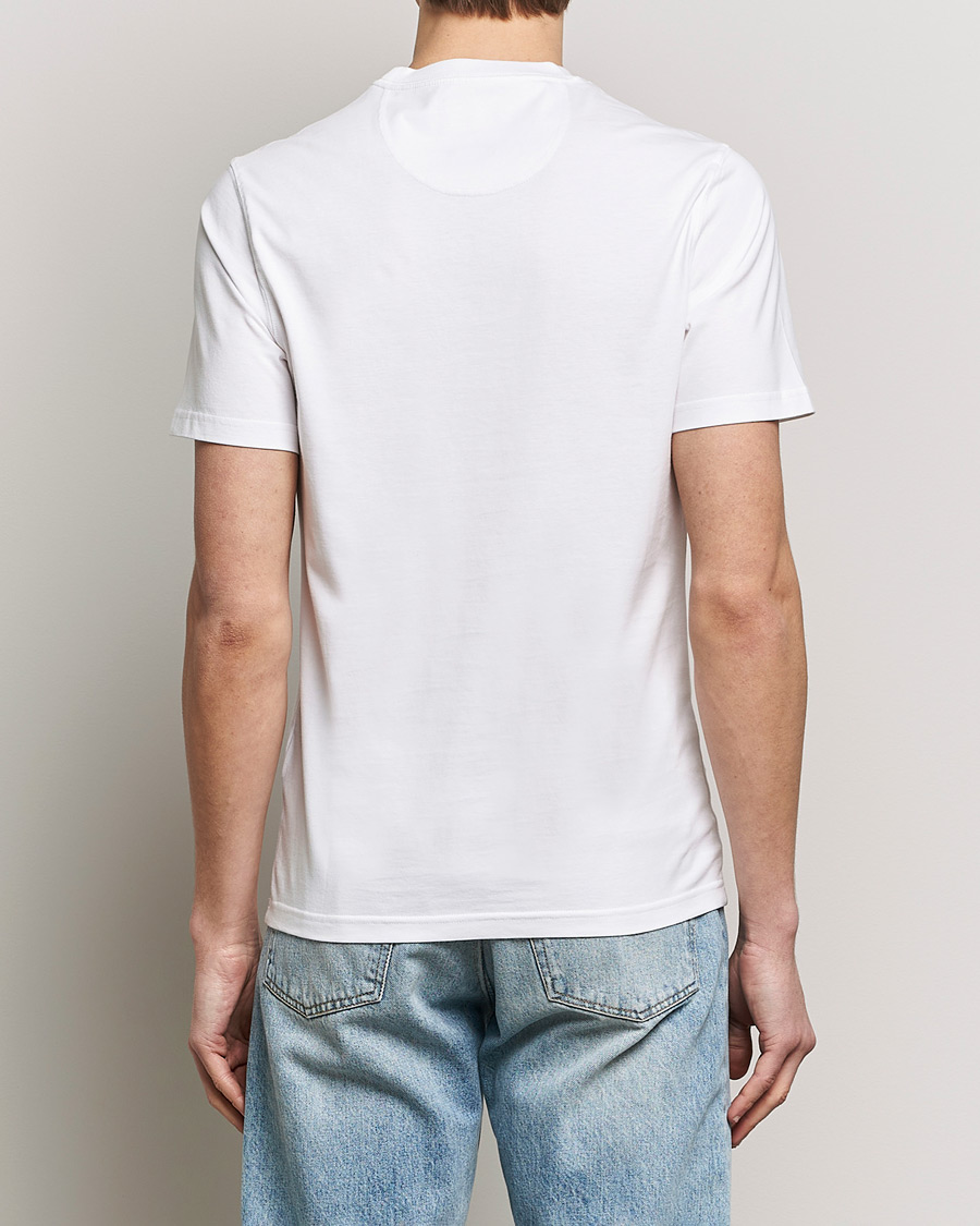 Herre | T-Shirts | Barbour International | Small Logo T-Shirt White/Black