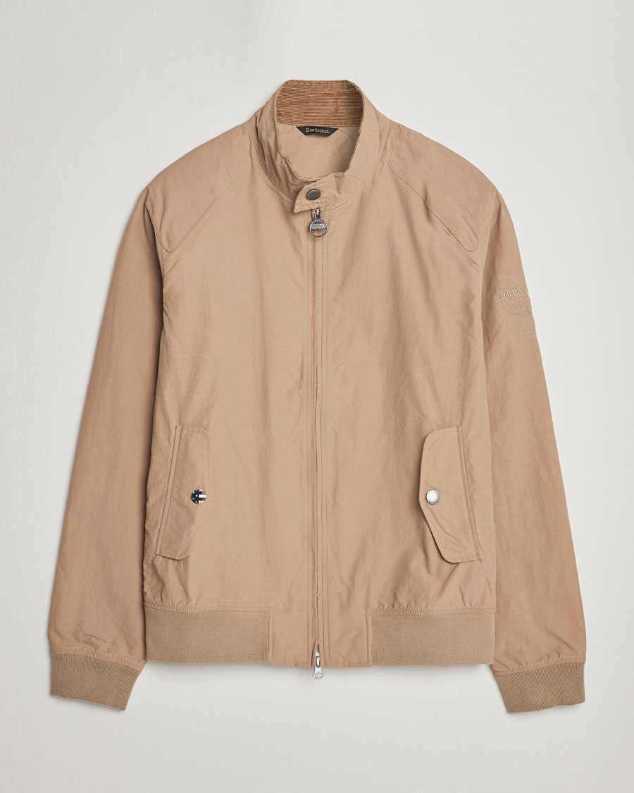Herre | Jakker | Barbour International | Rectifier Harrington Steve McQueen Jacket Military Brown