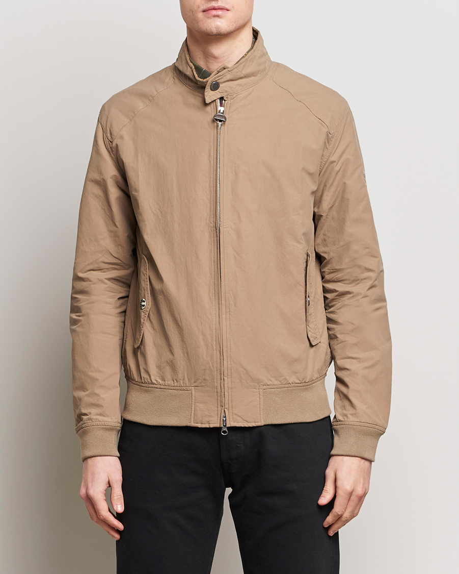 Herr |  | Barbour International | Rectifier Harrington Steve McQueen Jacket Military Brown