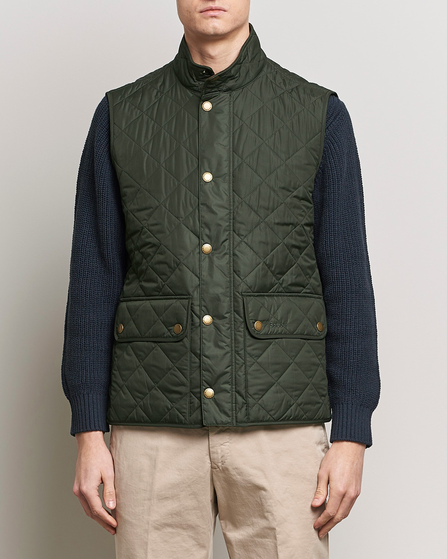 Herre | Best of British | Barbour Lifestyle | New Lowerdale Quilted Gilet Sage Green