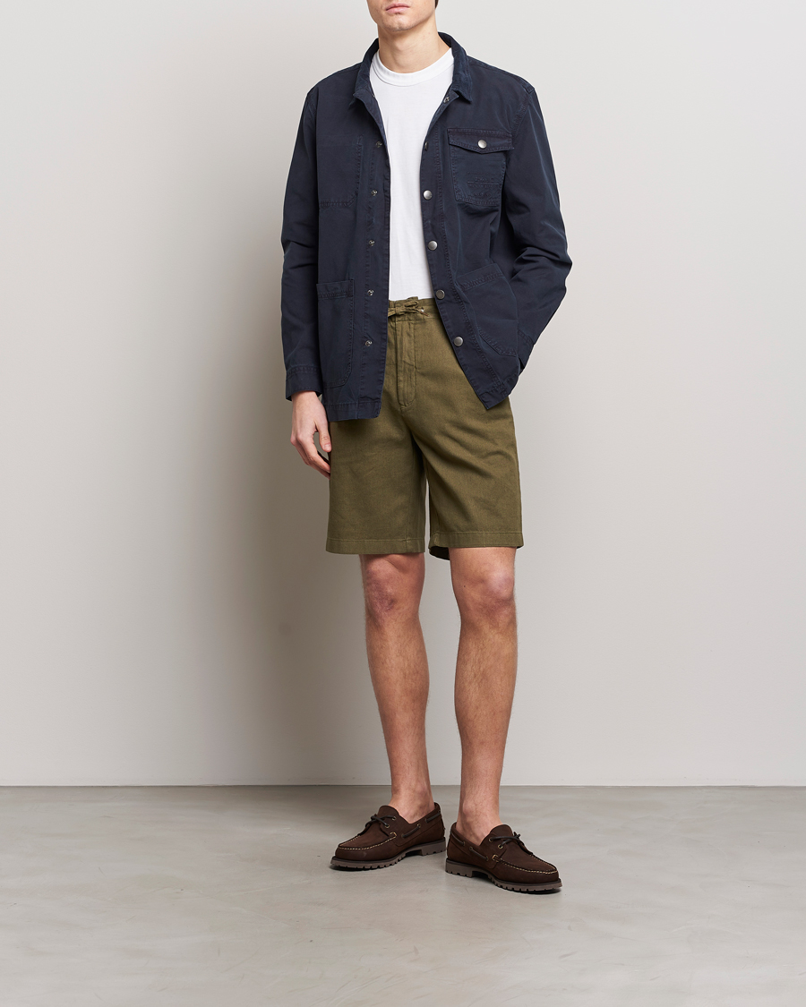Herre | Skjorter | Barbour Lifestyle | Grindle Cotton Overshirt Navy