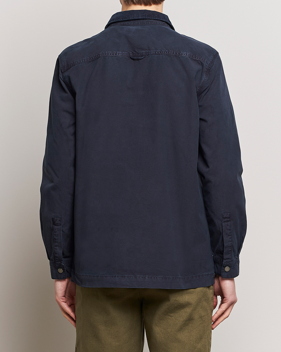 Herre | Skjorter | Barbour Lifestyle | Grindle Cotton Overshirt Navy