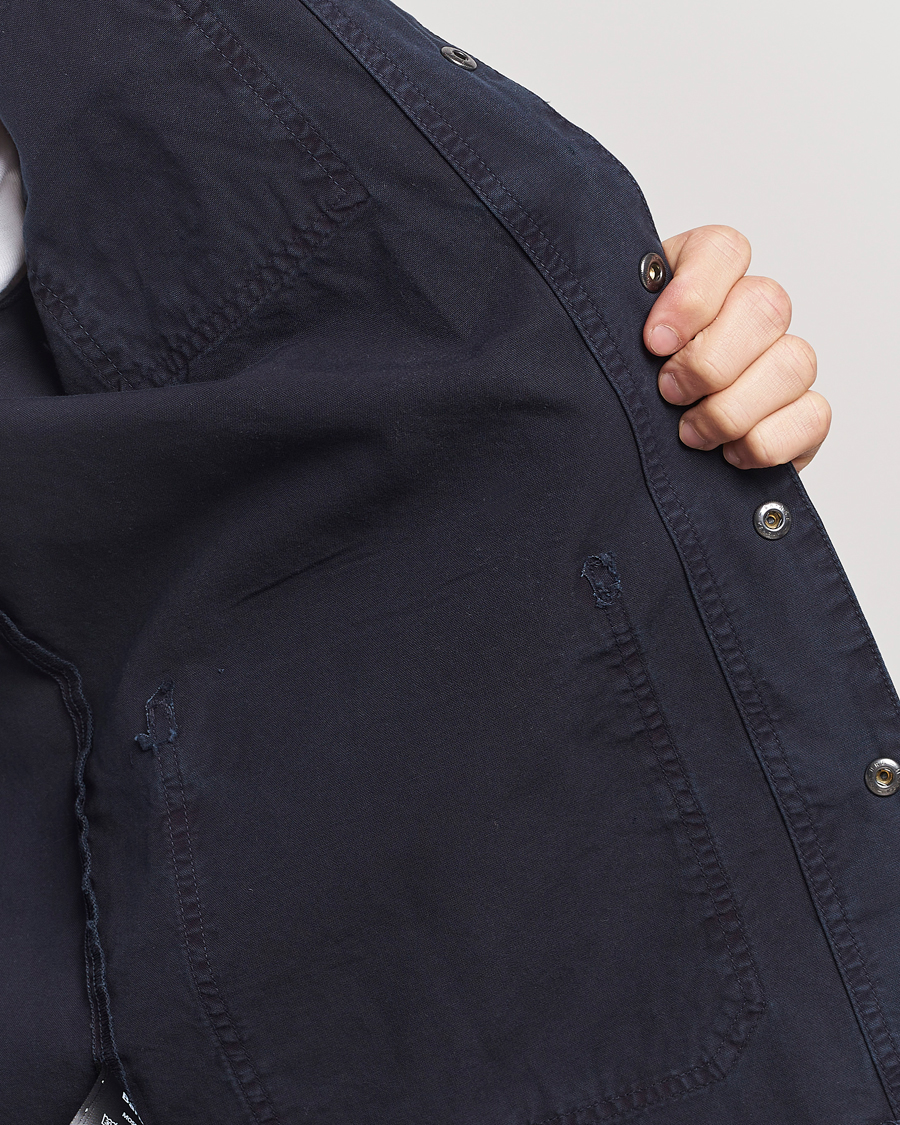 Herre | Skjorter | Barbour Lifestyle | Grindle Cotton Overshirt Navy
