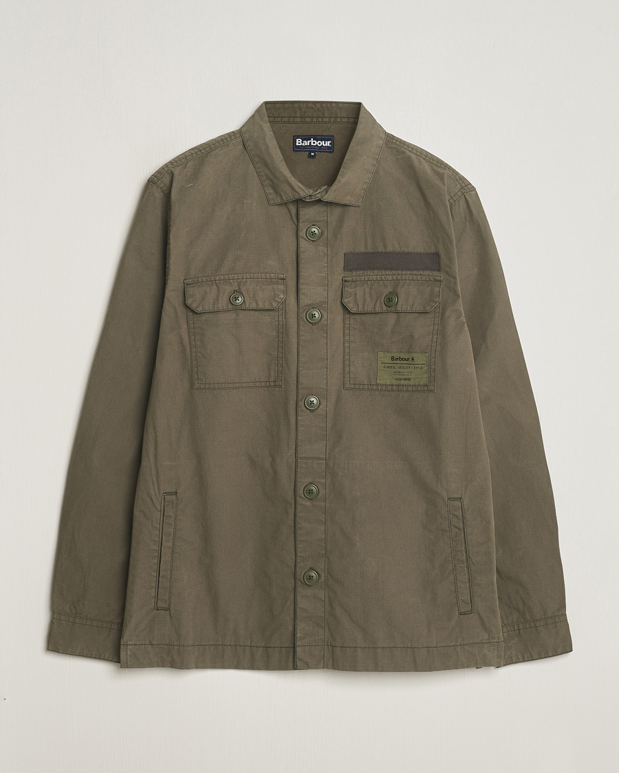 Herre | Skjorter | Barbour Lifestyle | Bidlam Overshirt Tarmac