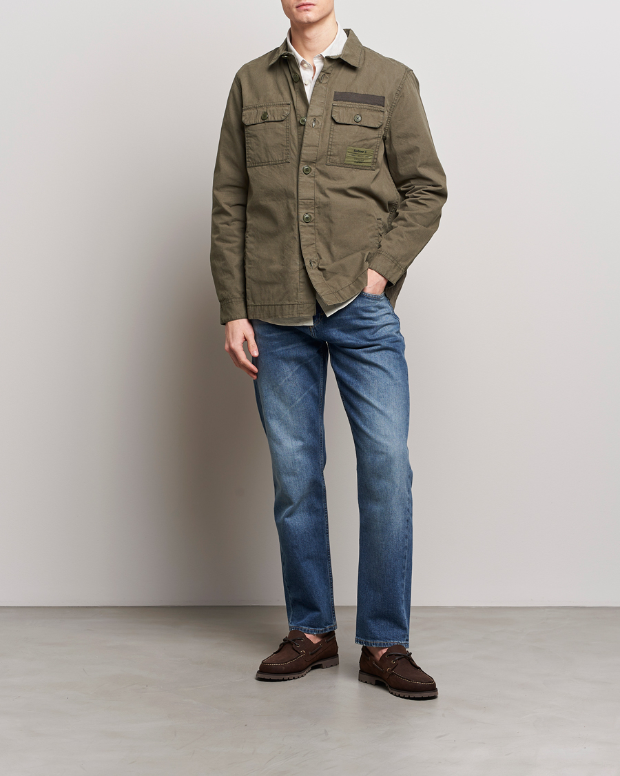 Herre | Skjorter | Barbour Lifestyle | Bidlam Overshirt Tarmac