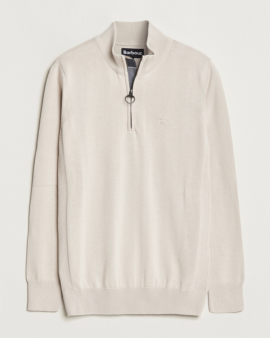 Herre | Gensere | Barbour Lifestyle | Cotton Half Zip Mist