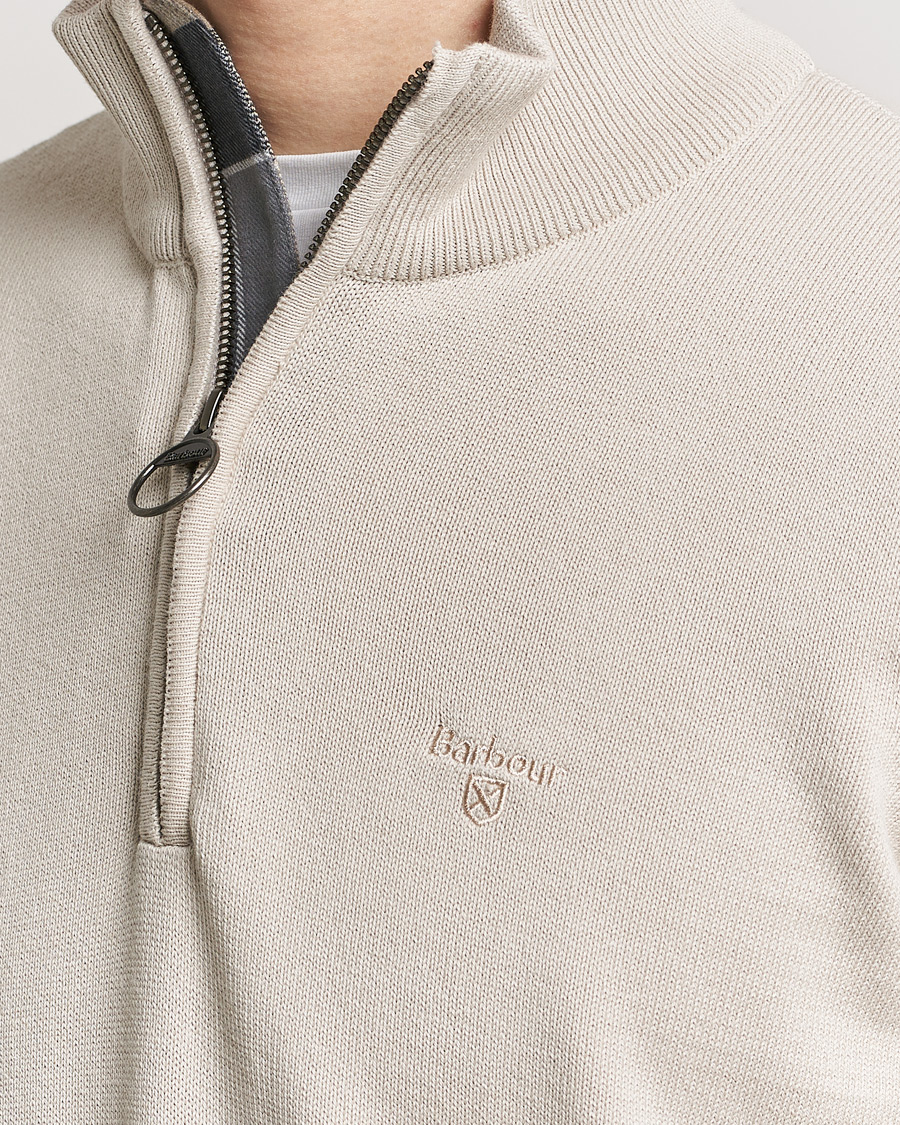 Herre | Gensere | Barbour Lifestyle | Cotton Half Zip Mist