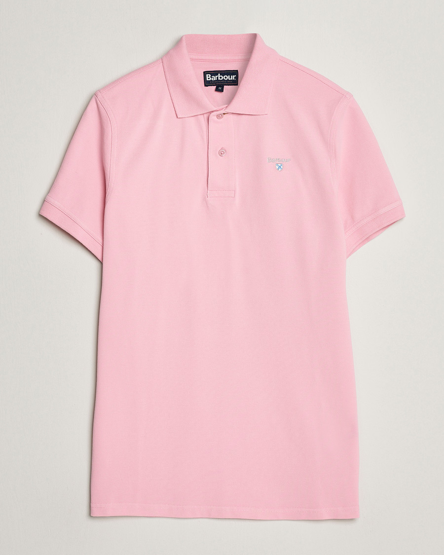 Herre | Pikéer | Barbour Lifestyle | Sports Polo Pink