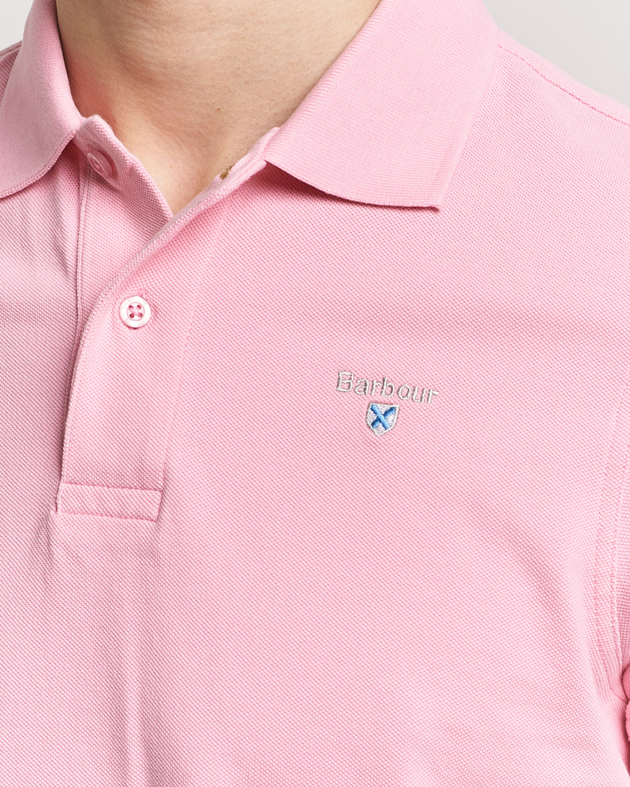 Herre | Pikéer | Barbour Lifestyle | Sports Polo Pink