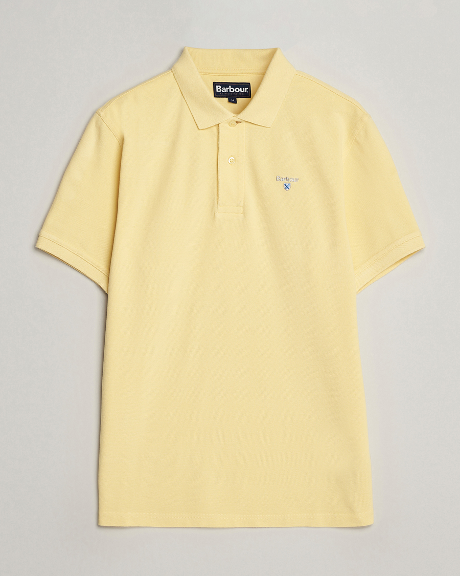 Herre | Pikéer | Barbour Lifestyle | Sports Polo Heritage Lemon